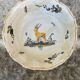 Antique dish with deer pattern