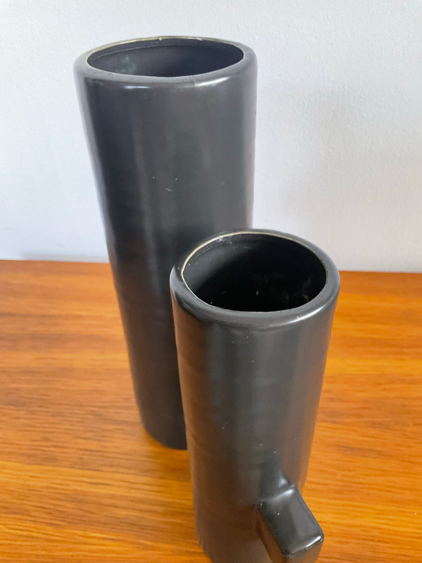 Vintage Modernist style glazed ceramic vase