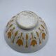Trio of old Sarreguemines vintage ceramic bowls