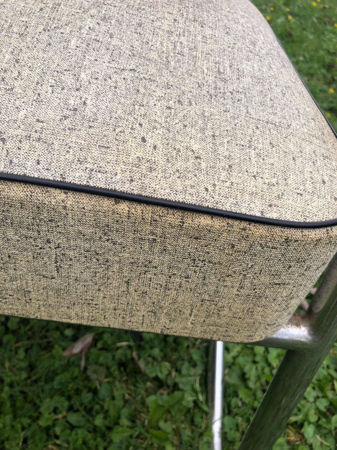 Leatherette office armchair