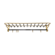 Gold color coat rack, 1960's