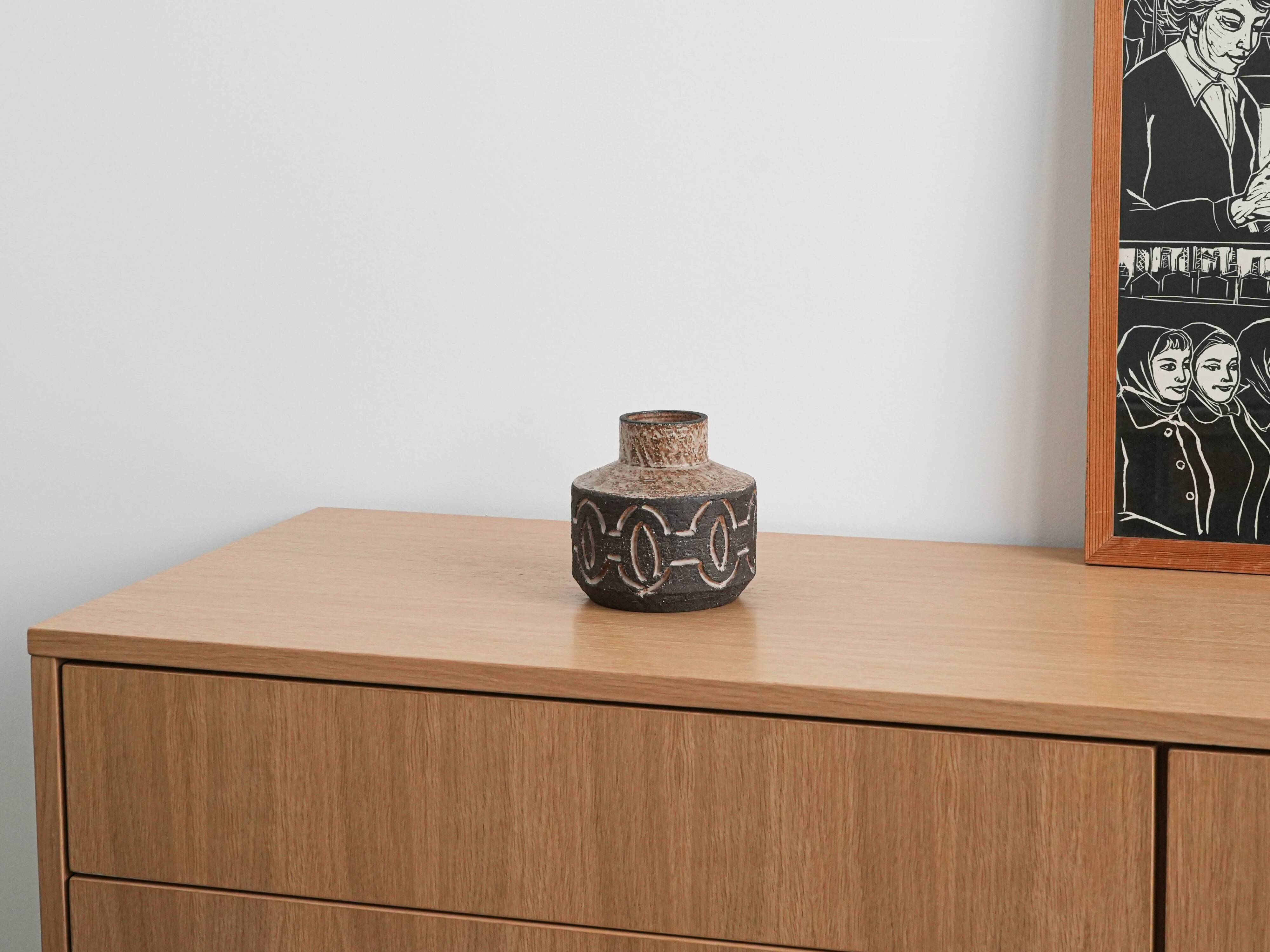 Ceramic vase, Danish design, 1960s, manufacturer: LoveMose