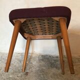 Vintage stool ottoman 1960
