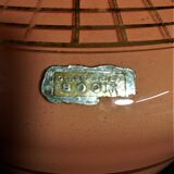 Art deco vase in opaque pink glass - model 'ady' de de rupel (boom glass)