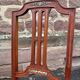 Pair of Louis XVI Napoleon III Chairs Mahogany 1920s Valet de chambre