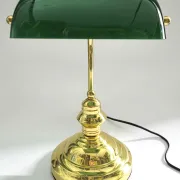 Lampe de banquier du XXe siècle