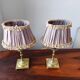 Pair of antique lamps