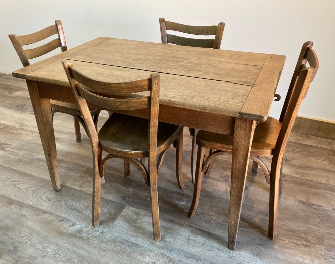 Oak farmhouse table
