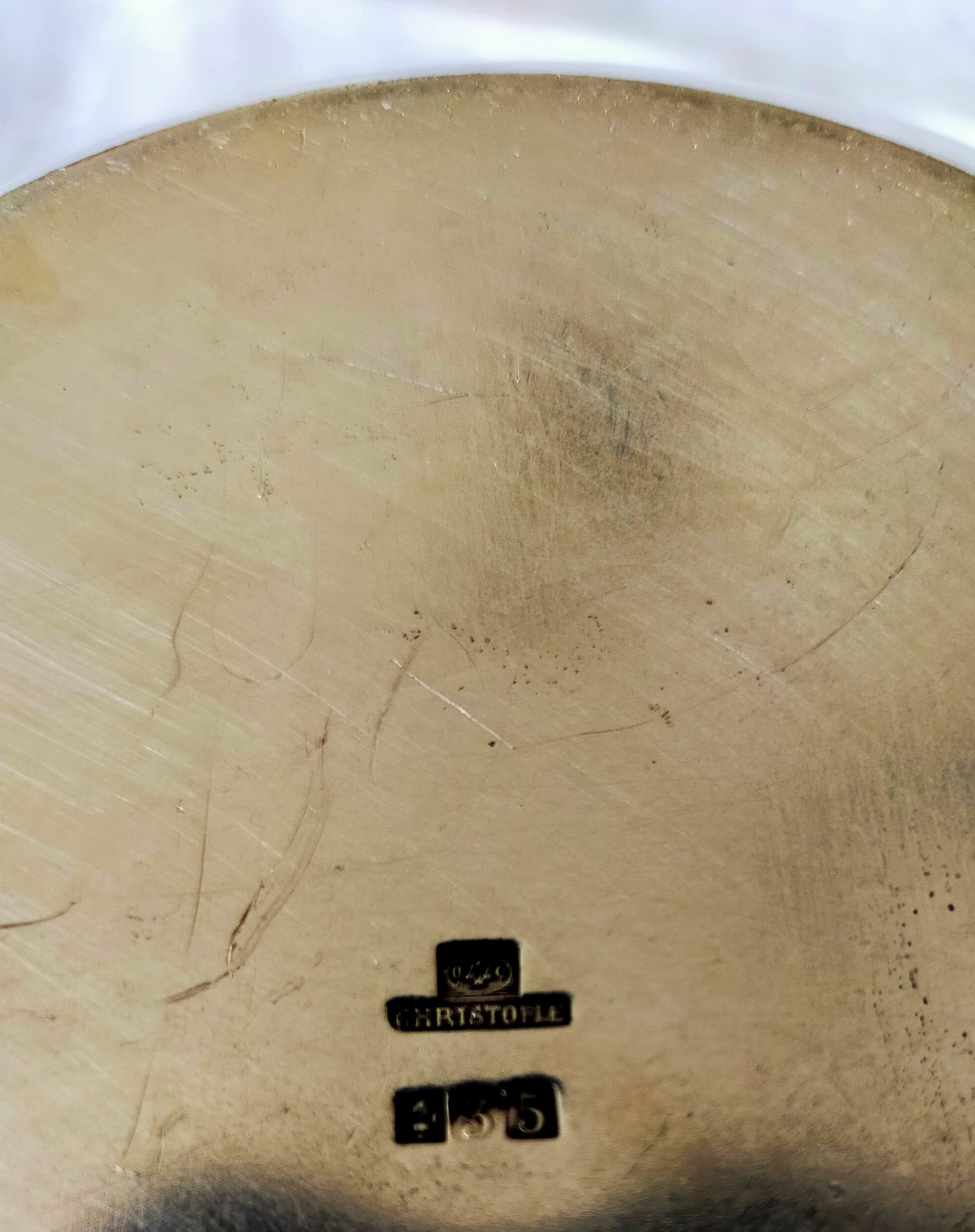 Christofle silver metal coffee maker