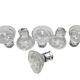 Art Deco vodka glasses, former Czechoslovakia, 1930s, set of 6