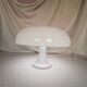 Lampe champignon en plastique blanc