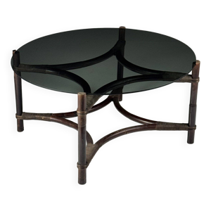 Table basse en rotin