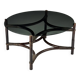 Rattan coffee table vintage