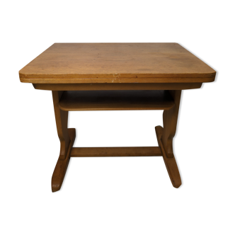 Small side table children's desk with flap