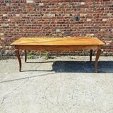 Farmhouse table with drawer and extension