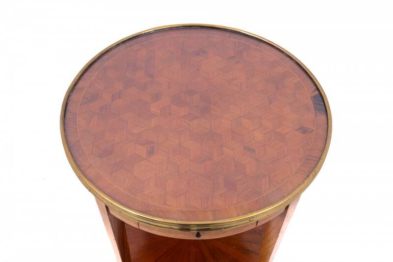 Round table, France, circa 1900.