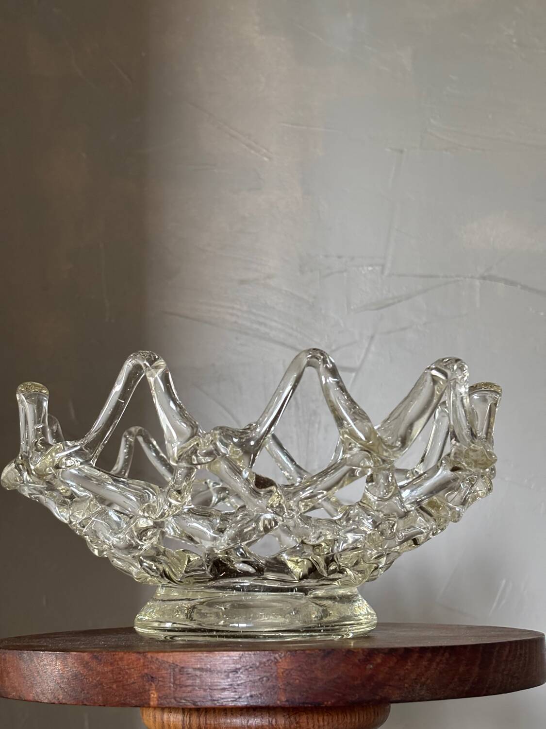 Blown glass cup - Italy 1950