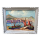 Oil on canvas “Marine” framed