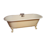 Old enamelled bathtub feet eagle talons