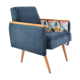 Blue Matisse square chair