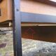 Bureau bois et métal des années 60/70