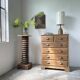 1950 oak chiffonier chest of drawers