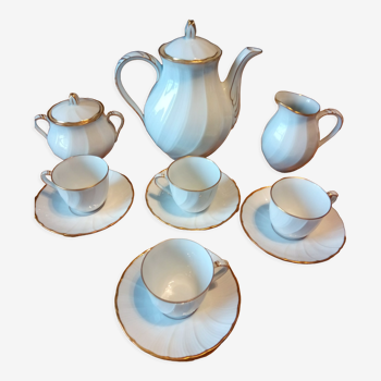 Limoges bernardaud porcelain coffee set verlaine model