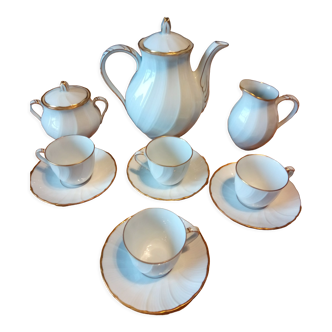 Limoges bernardaud porcelain coffee set verlaine model