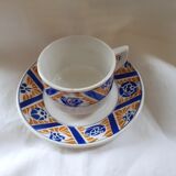 Set of 5 cups and 6 saucers