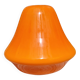 Abat jour en verre orange vintage