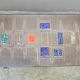 Old ceramic coffee table