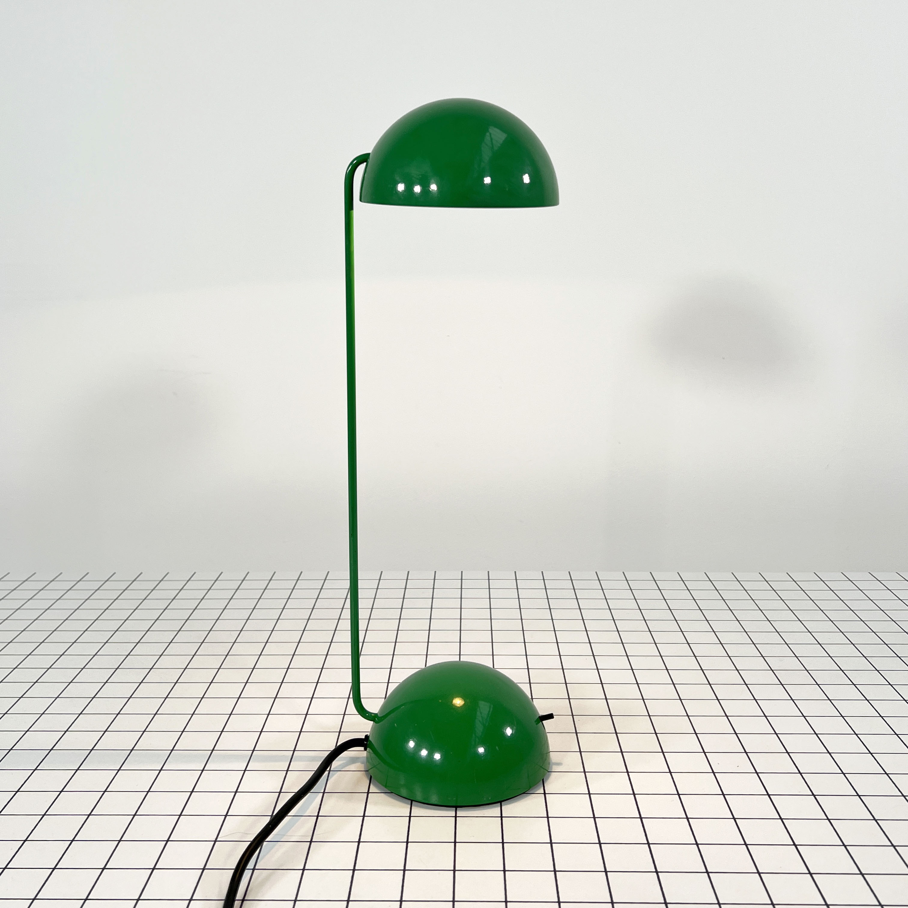 Green "bikini" table lamp by R. Barbieri & G. Marianelli for Tronconi, 1970