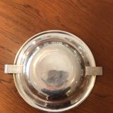 Plat en métal argenté