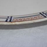 Plat modèle carmen jaune de la faïencerie longwy
