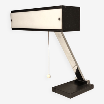 XL Kaiser Adjustable Table Lamp in Metal & Plexiglas, 1960s