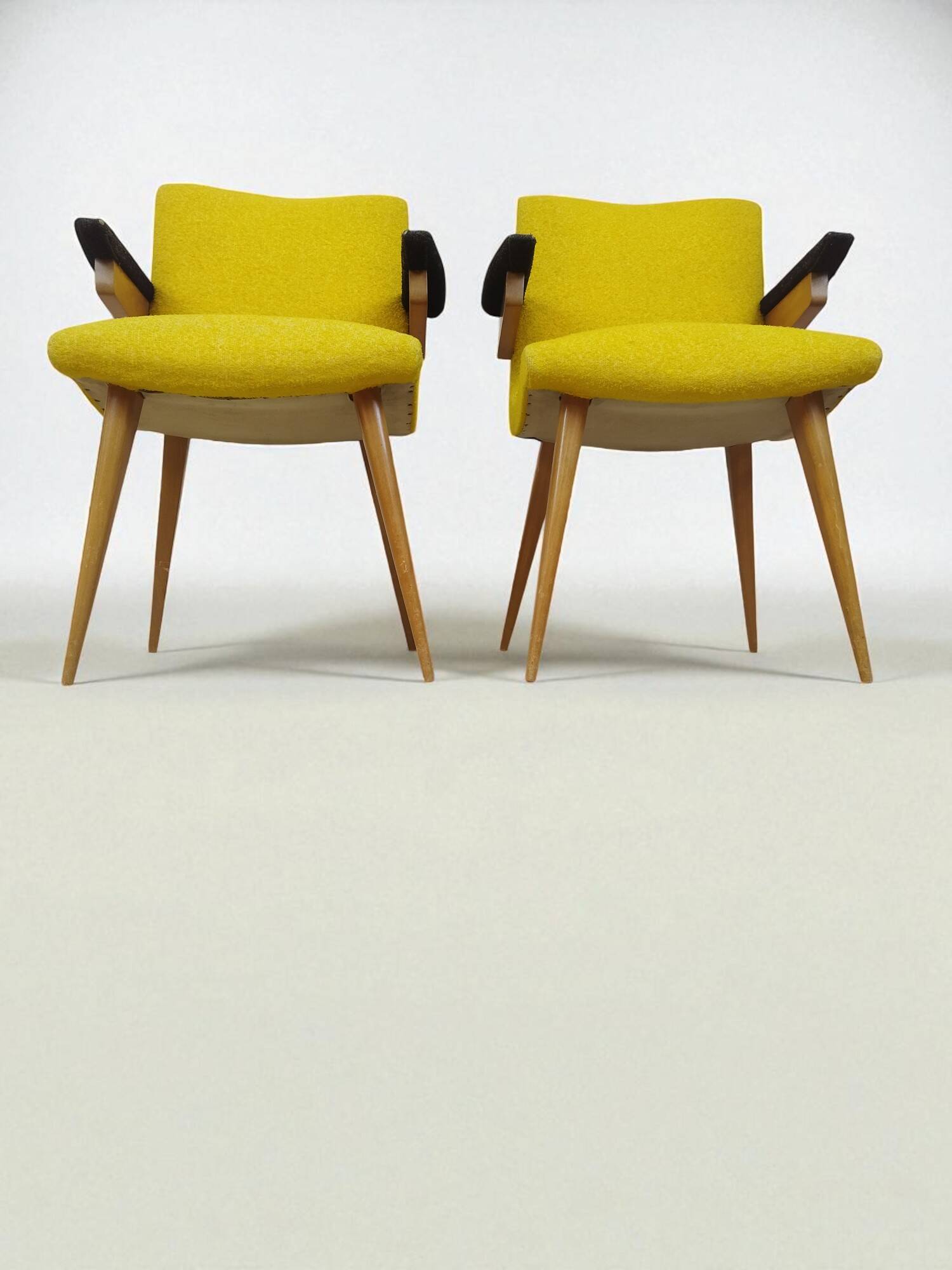 Vintage Scandinavian Armchair Design Duo