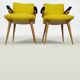 Duo Design de Fauteuils Scandinaves Vintage
