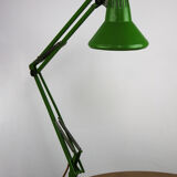 Adjustable achitect table lamps in orange and green by tep, 1970