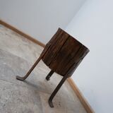 Mid-Century English Stump Side Table