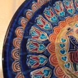 Earthenware plate jean-claude taburet quimper