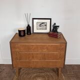 Vintage Scandinavian chest of drawers from the 1960s – 3 drawers – tapered legs