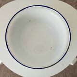 Old enameled basin