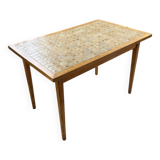 Scandinavian oak and ceramic table