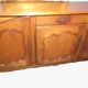 Louis XV oak and cherry wood sideboard