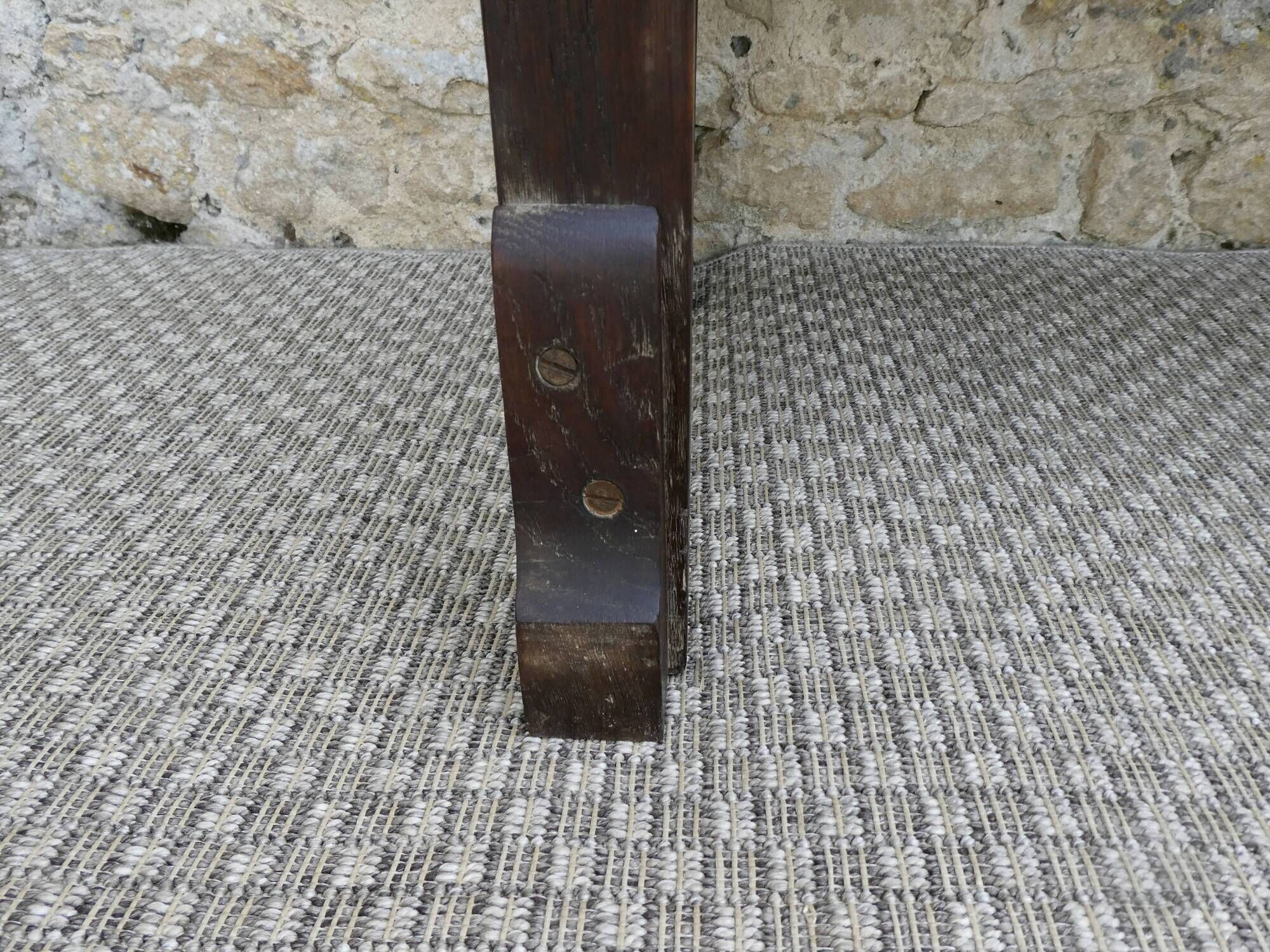 Art Deco church bench, circa 1930-40