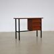 Vintage teak metal sidetable