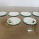 Set of 6 small antique mirrors beveled art Deco to pose