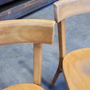 Paire de chaises de bistrot signé Baumann 1950