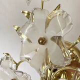 Murano glass flower wall light, Italy 1970