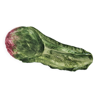 Vintage Italian slipware bowl – artichoke in bloom